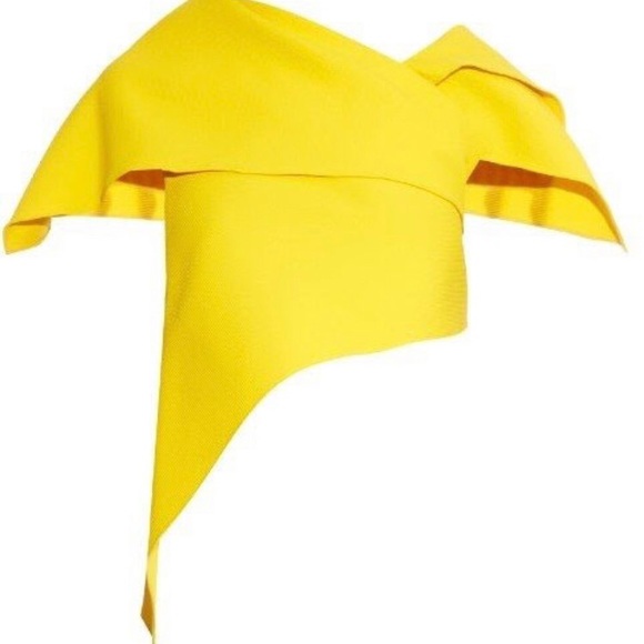 Rosie Assoulin Tops - Rosie Assoulin yellow top size small